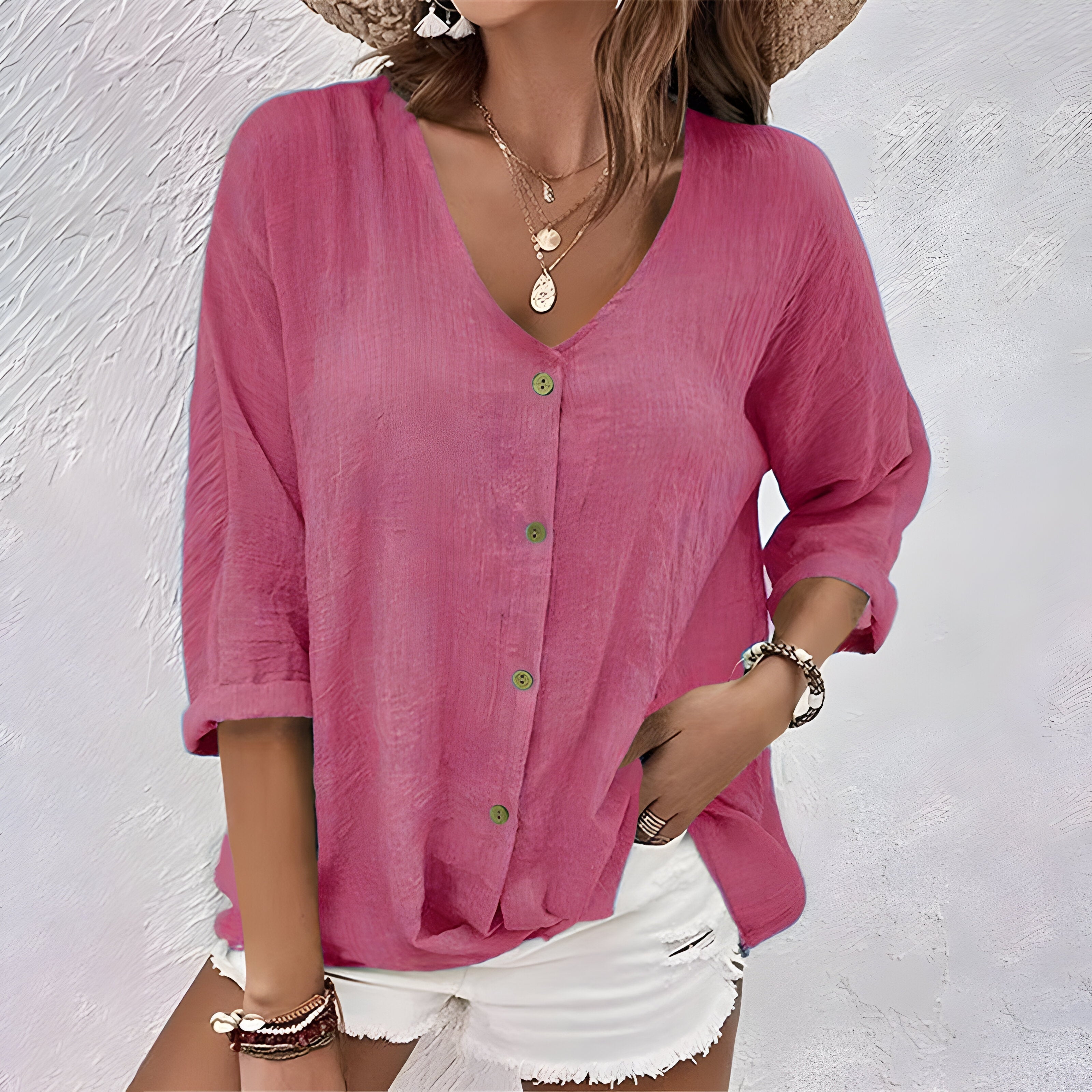 Marcia™ | Casual Button-Up Shirt