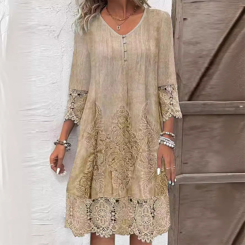 Jenna™ Floral Midi Dress