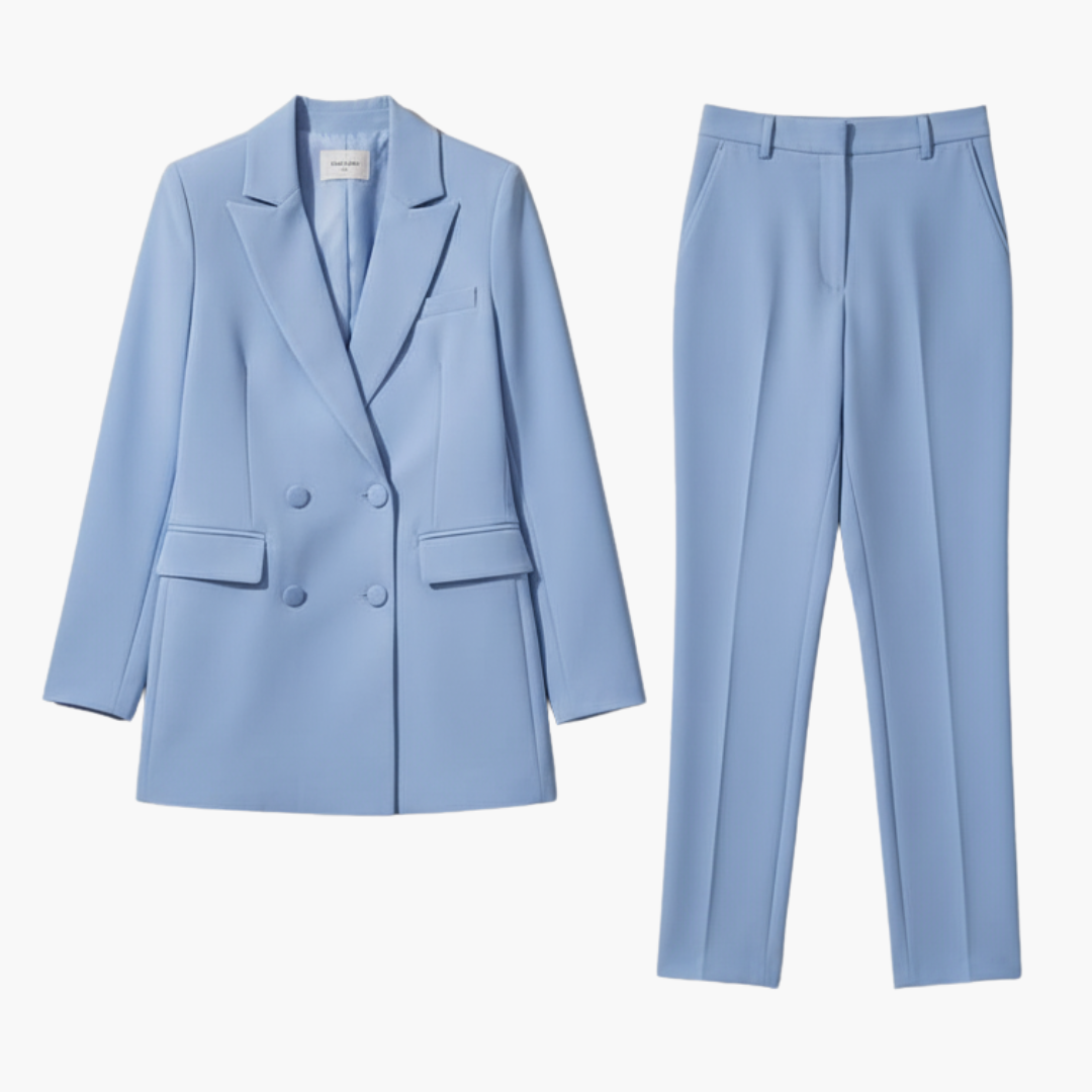 Tabitha | Women's Double-Breasted Blazer and Trousers Set
