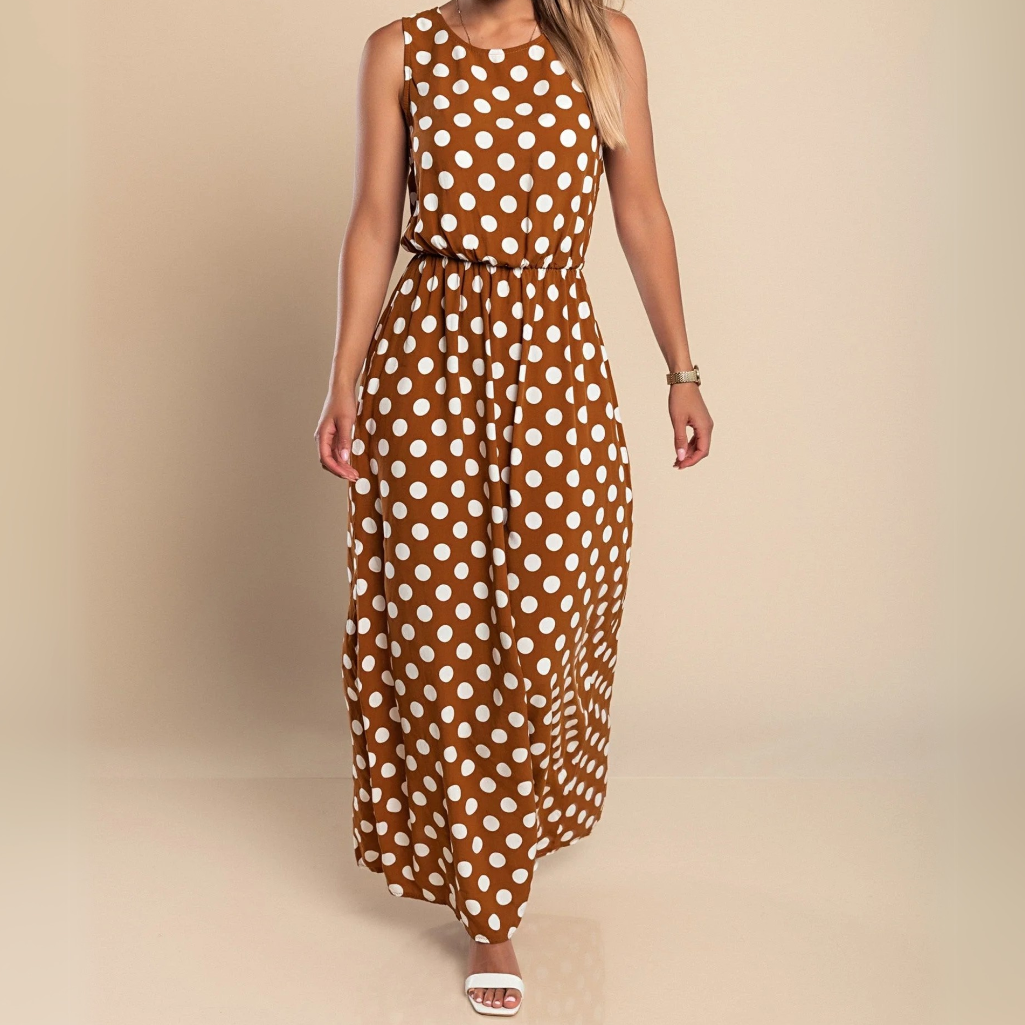 Paula™ | Dotted Maxi Dress