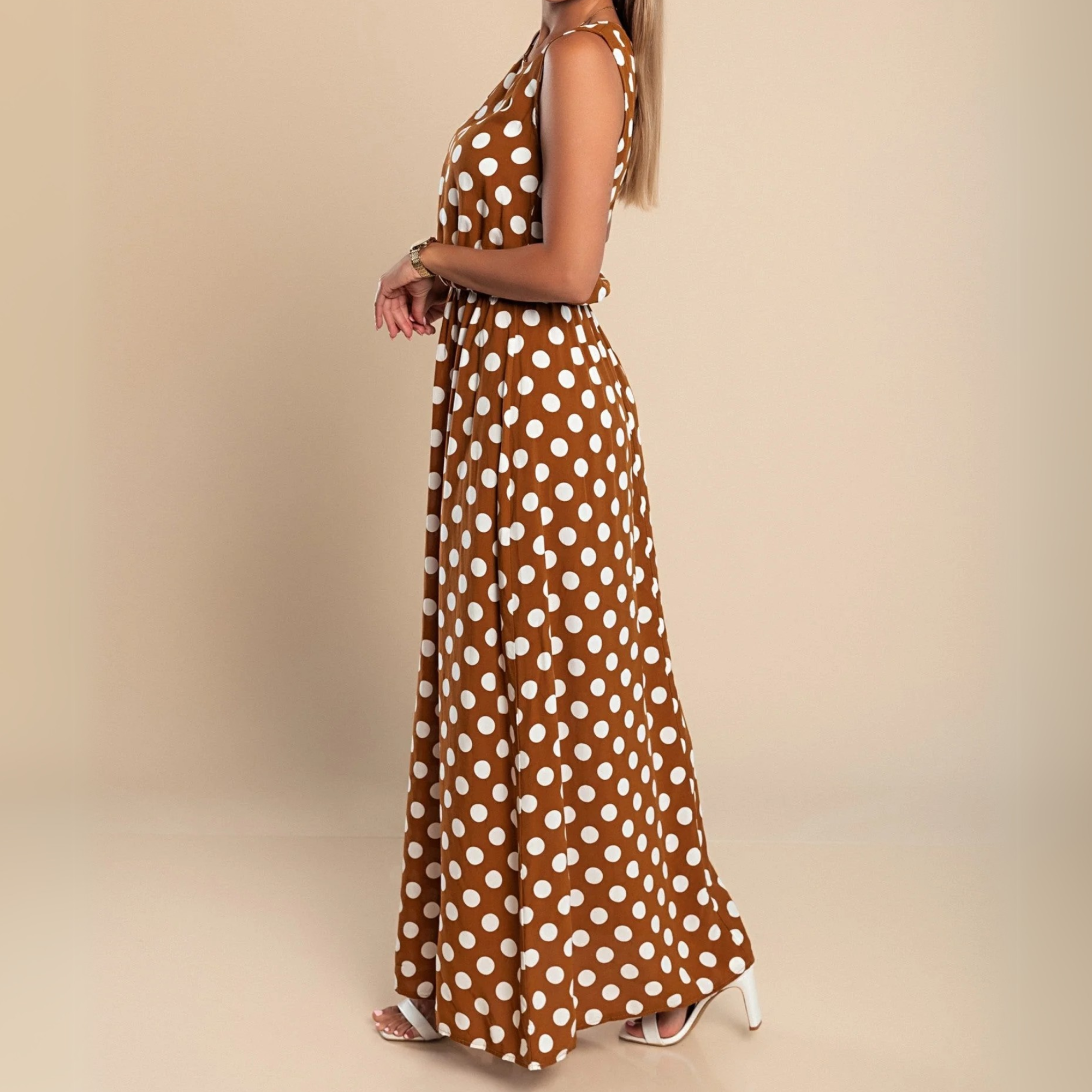 Paula™ Polka Dot Maxi Dress