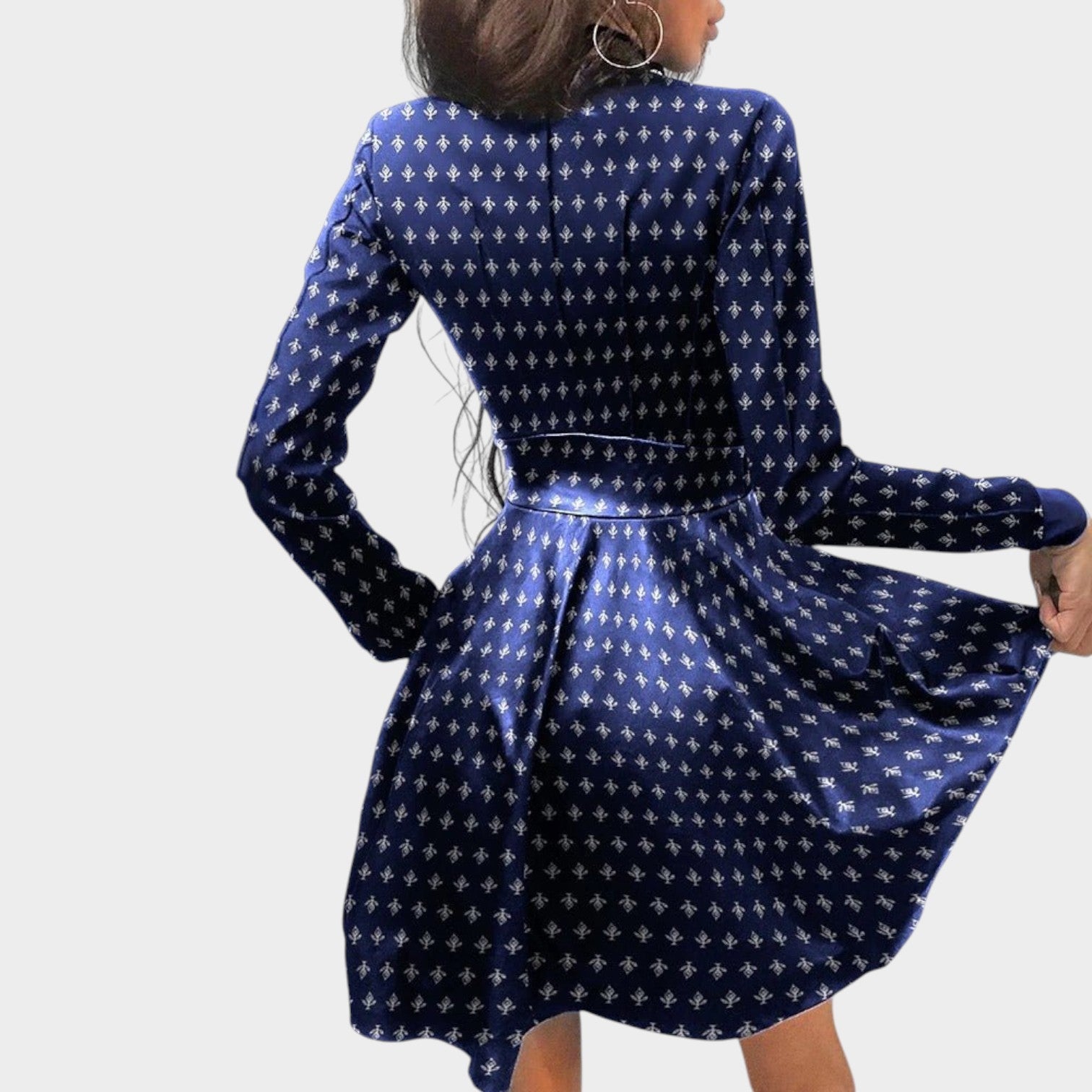 Zip Front Mini Dress