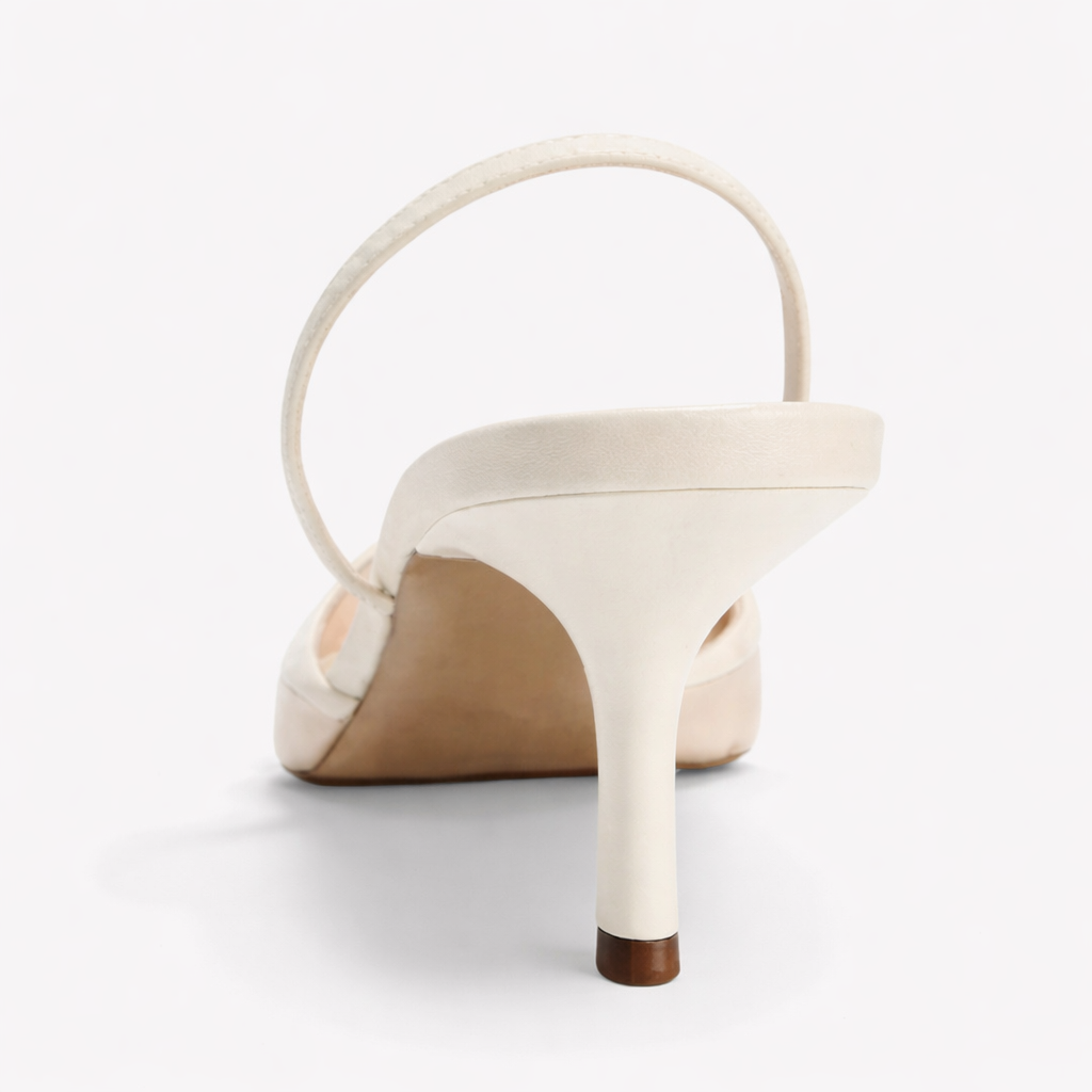 Zephyr | Women's Embroidered Slingback Kitten Heels